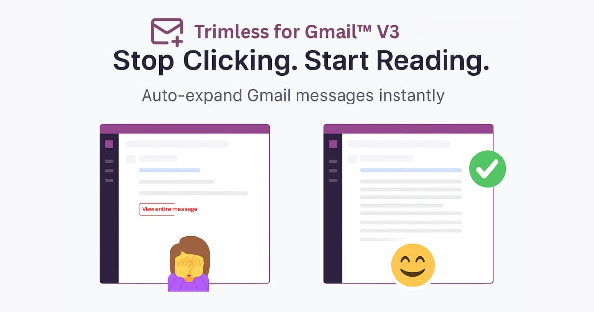 Trimless for Gmail V3
